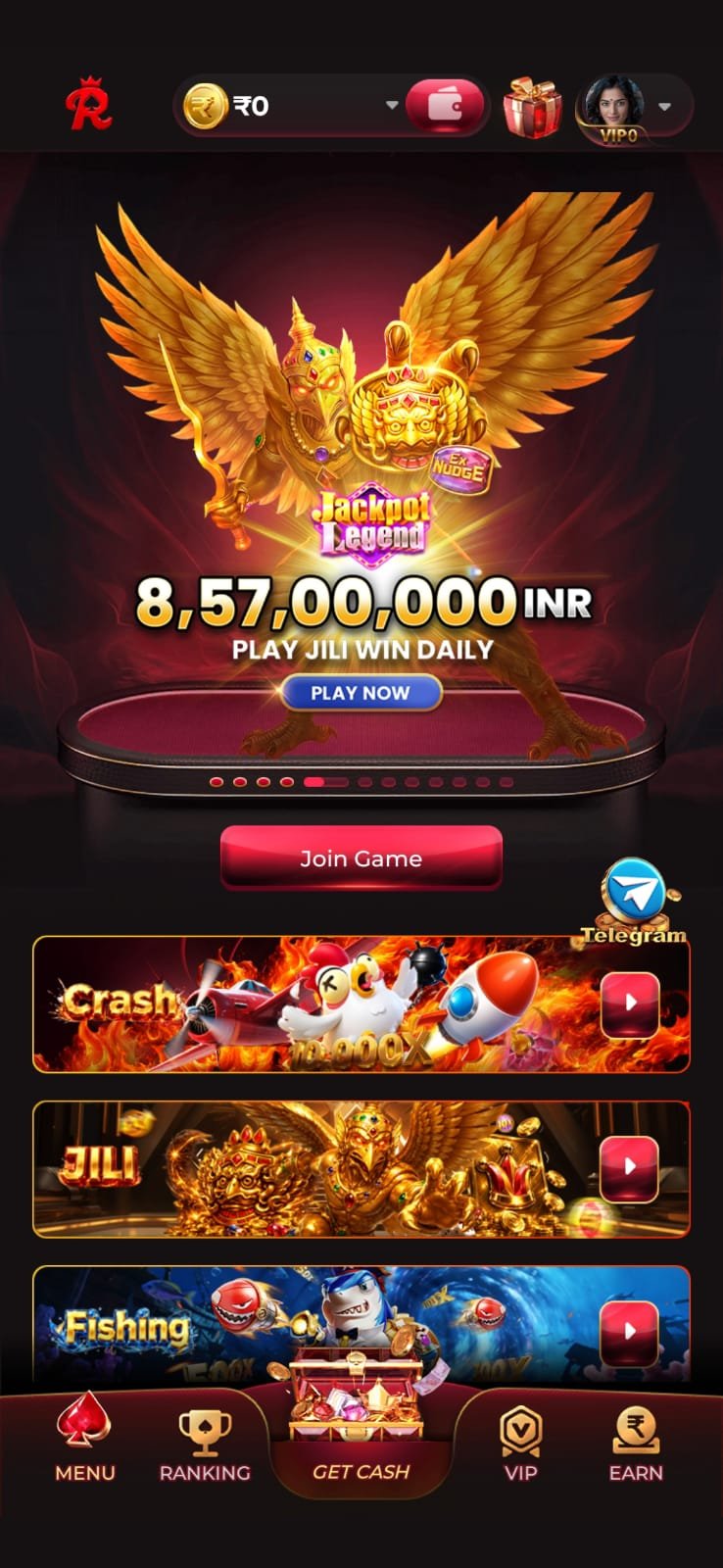 Rajace Game APK Download and Online App Login
